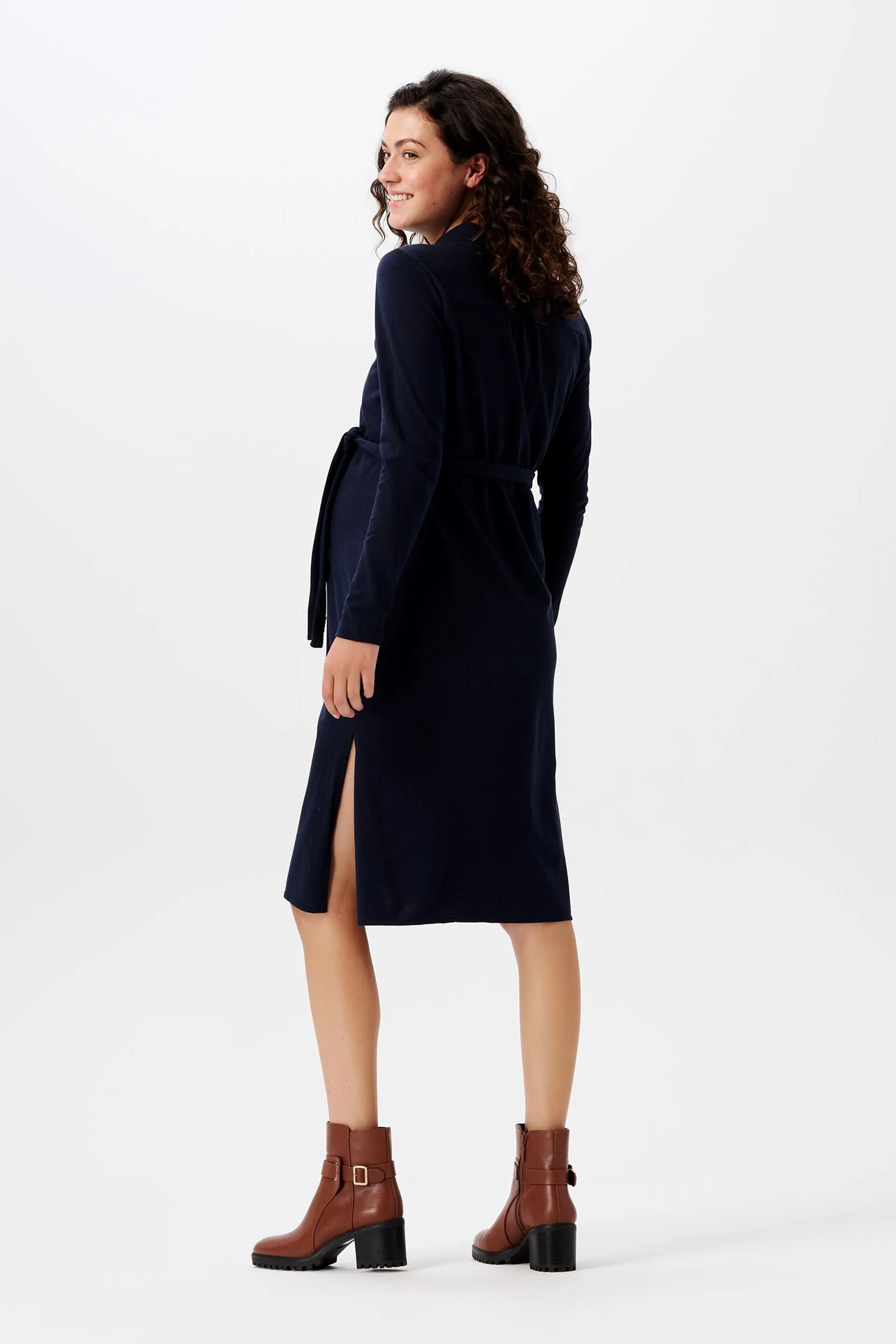 Vestido de lactancia de polo de piqué