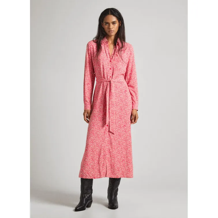 VESTIDO LARGO ESTAMPADO FLORAL MUJER PEPE JEANS