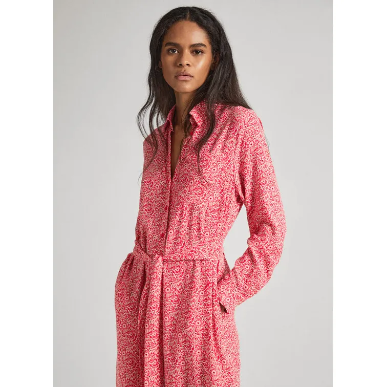 VESTIDO LARGO ESTAMPADO FLORAL MUJER PEPE JEANS