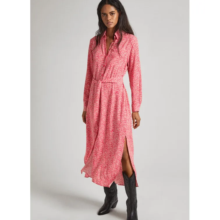 VESTIDO LARGO ESTAMPADO FLORAL MUJER PEPE JEANS