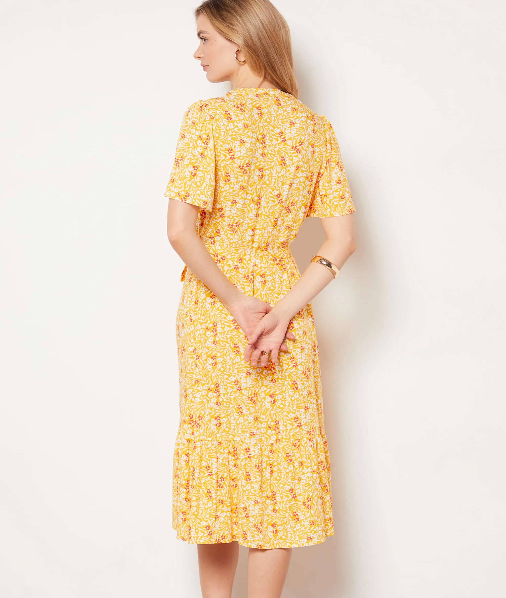 VESTIDO LARGO ESTAMPADO FLORAL TIMEO MAIS  ETAM