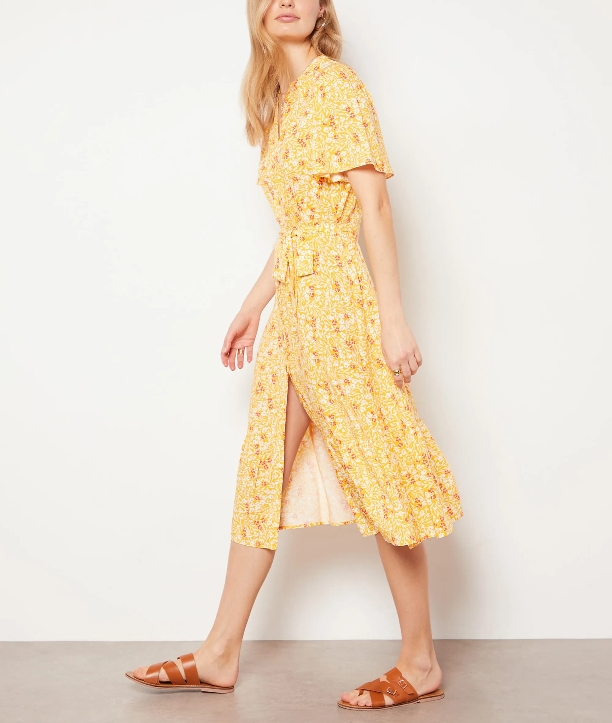 VESTIDO LARGO ESTAMPADO FLORAL TIMEO MAIS  ETAM