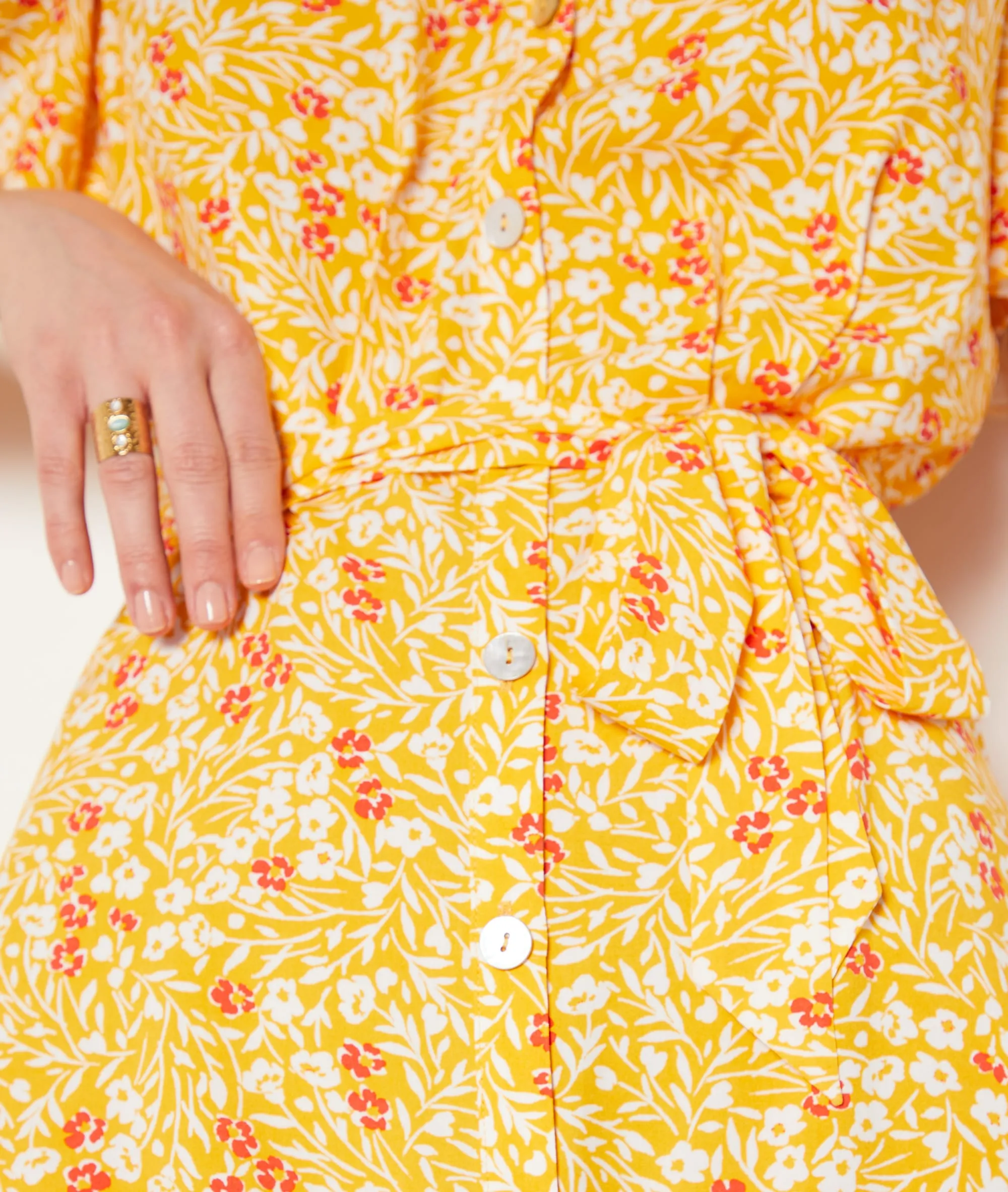VESTIDO LARGO ESTAMPADO FLORAL TIMEO MAIS  ETAM
