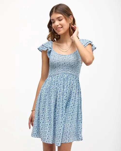 Vestido Mujer New Sol Crema Pastel