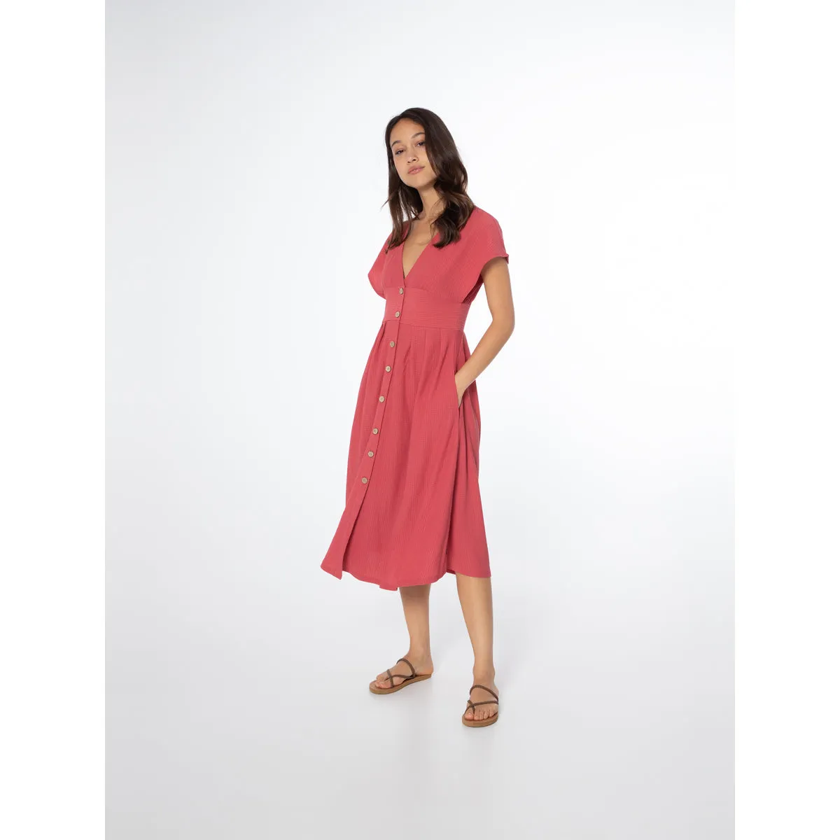 Vestido Mujer Prtsambu Dress Protest Rojo