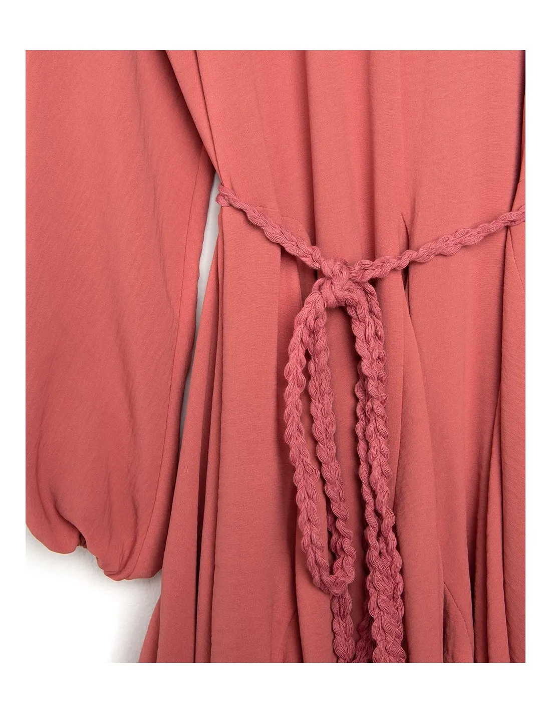 Vestido Quillas Teja