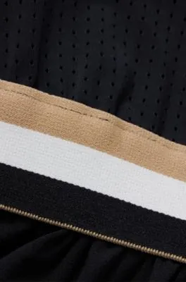 Vestido sin mangas para niñas con raya característica y logo