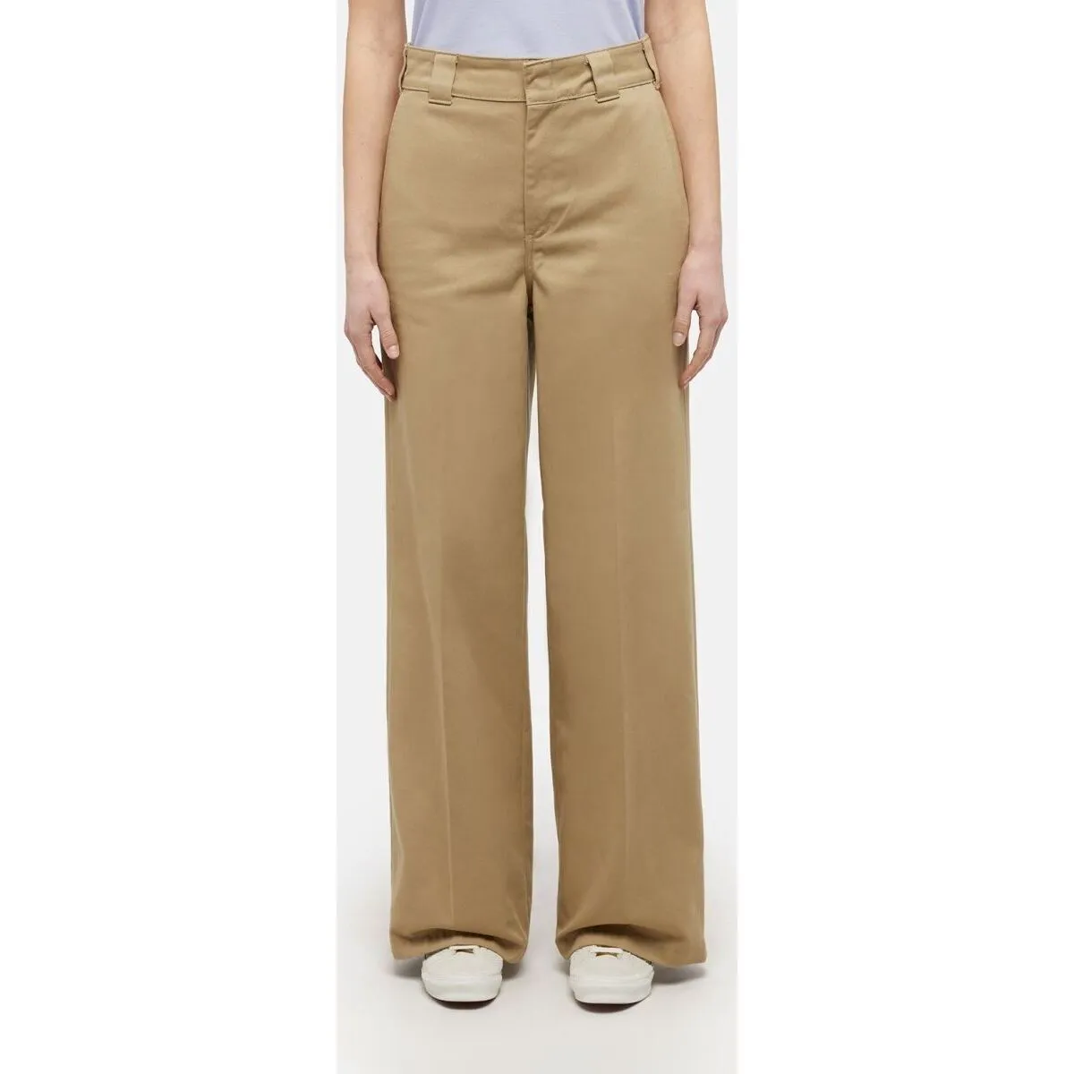 W WIDE LEG PANT DK0A4YSEKHK KHAKI