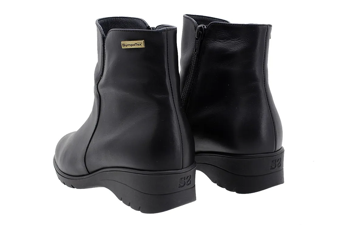 Waterproof Boot Sympatex Black Leather
