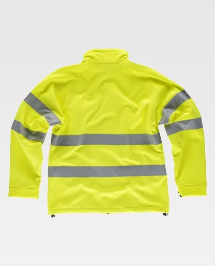 Workshell con cierre de cremallera Amarillo