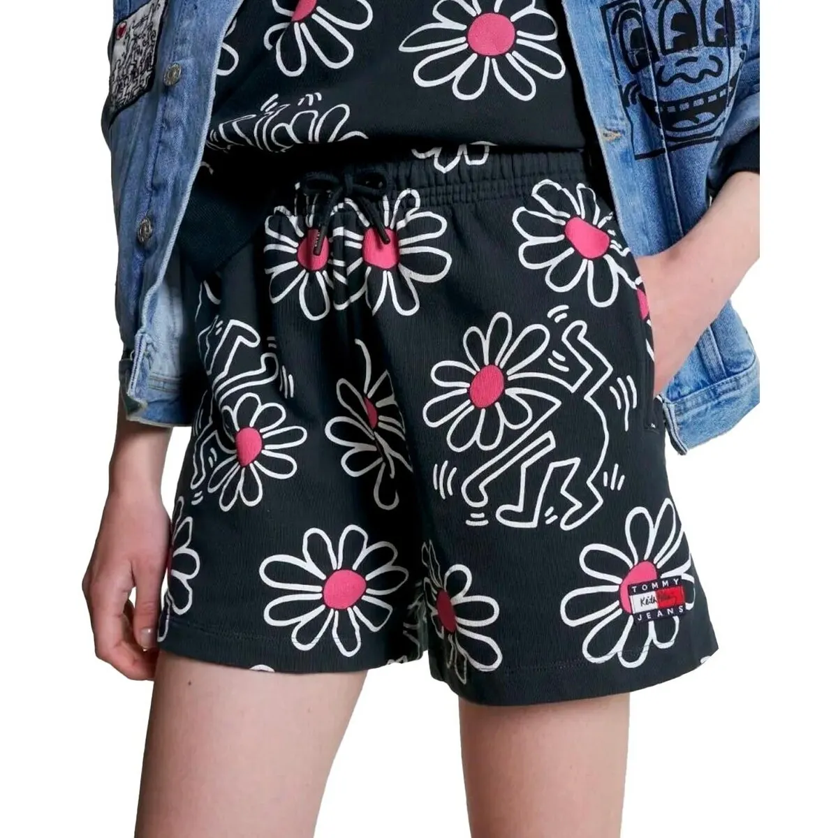 X KEITH HARING  PANTALóN CORTO CON ESTAMPADO