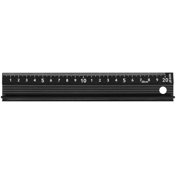 YATO  YT70725  REGLA DE ALUMINIO CON MANGO, 200 MM