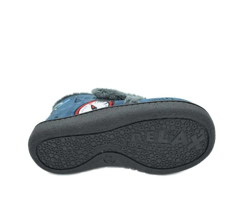 ZAPATILLA ROAL VELCRO MARINO COHETE PLANTILLA EXTRAÍBLE DE PLUMAFLEX