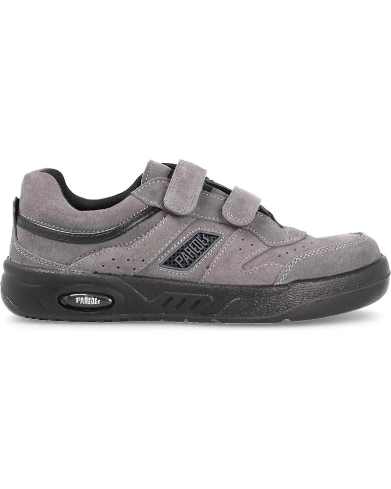 Zapatillas deporte de Mujer y Hombre PAREDES ECOLOGICO SERRAJE VELCRO GRIS