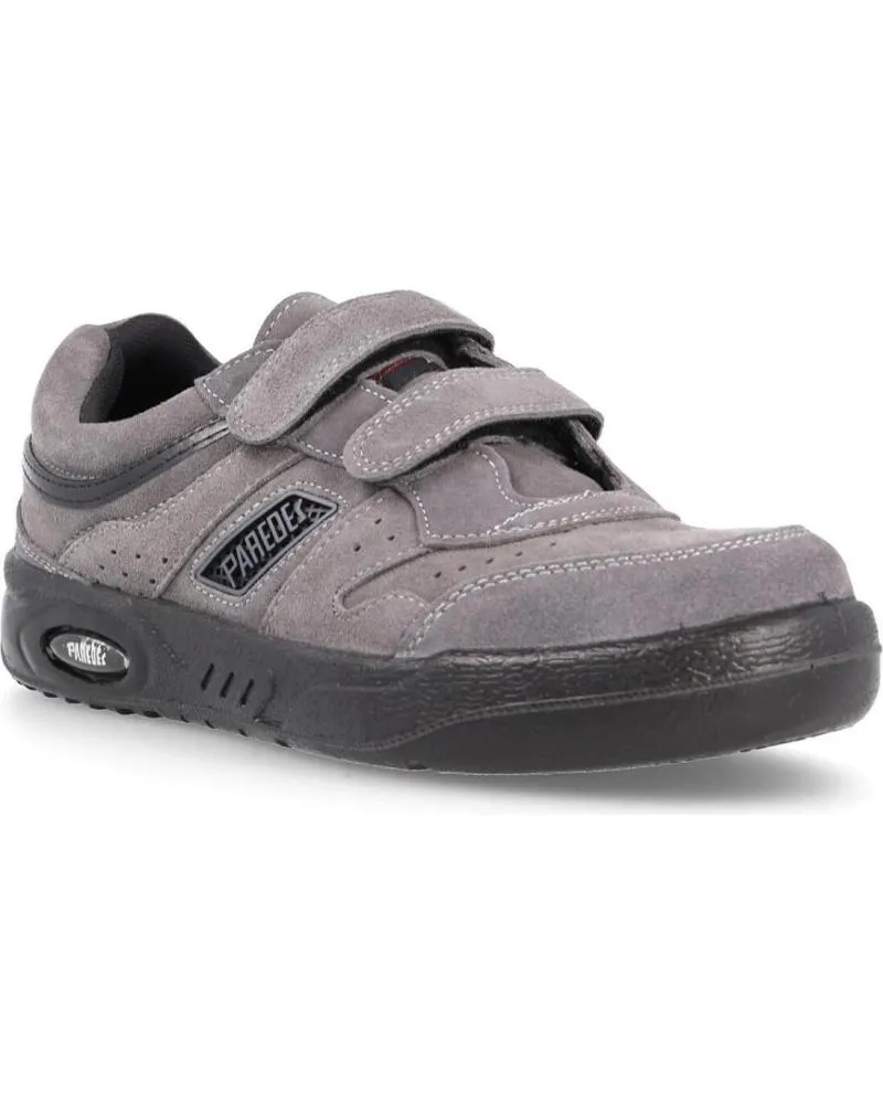 Zapatillas deporte de Mujer y Hombre PAREDES ECOLOGICO SERRAJE VELCRO GRIS