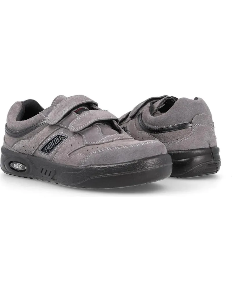 Zapatillas deporte de Mujer y Hombre PAREDES ECOLOGICO SERRAJE VELCRO GRIS