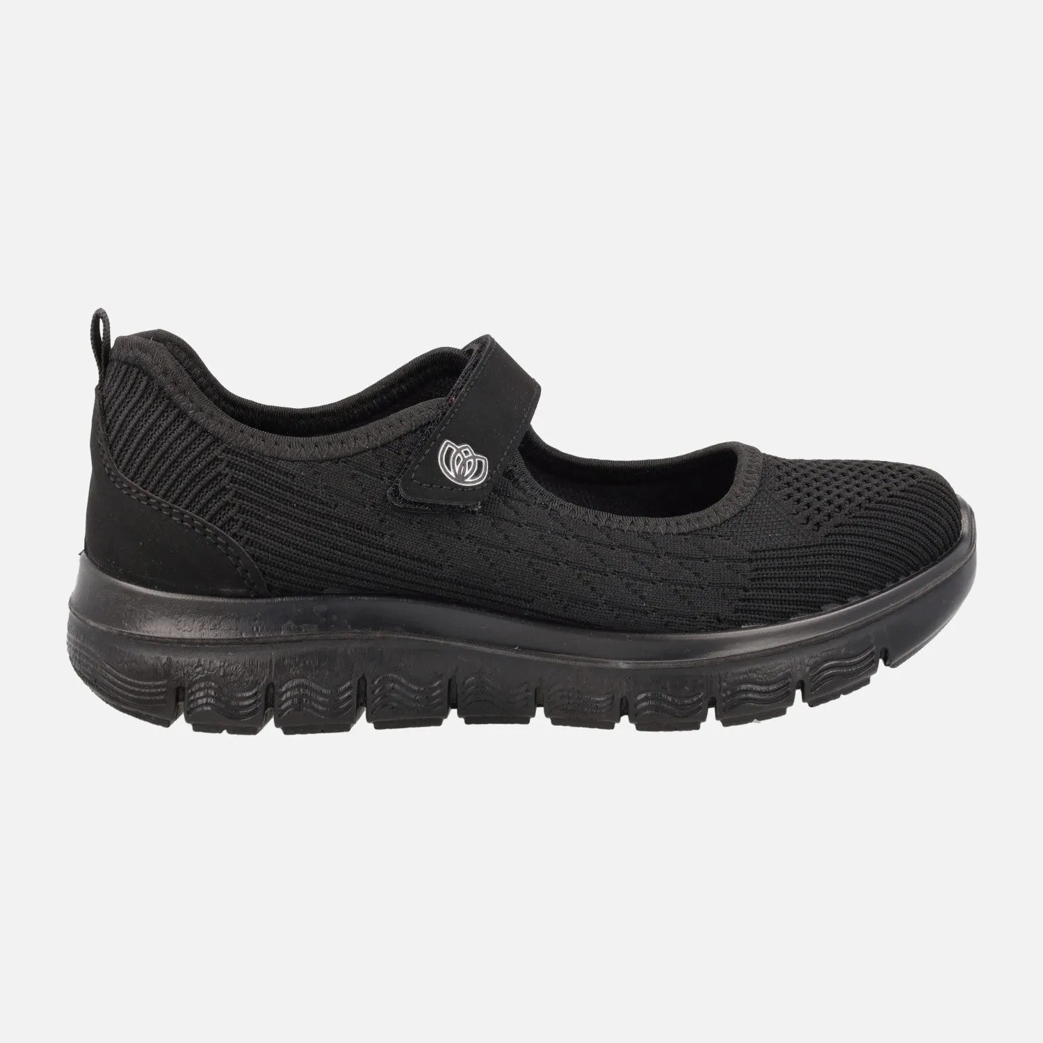 Zapatillas deportivas estilo mercedes con cierre de velcro