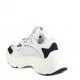 Zapatillas deportivas Tommy Hilfiger blancas fashion chunky  con cordones y combinado  con diferentes tejidos