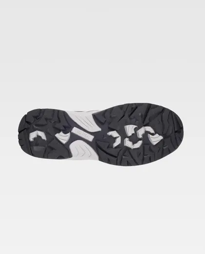 Zapato tipo trecking con cordones Tejidos Gris / Negro / Verde Flour