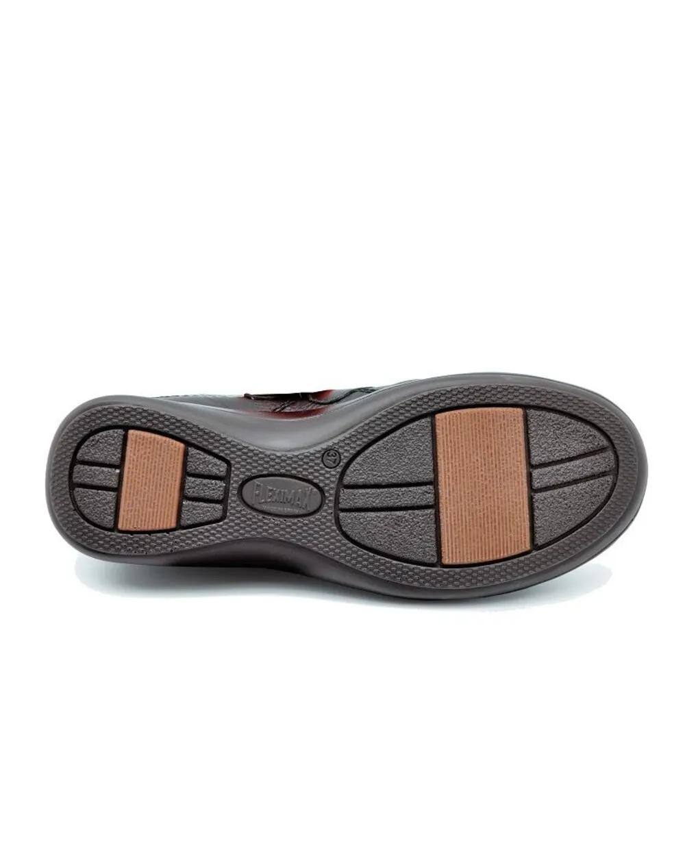 ZAPATO VELCRO FLEXIMAX NAPA NEGRO