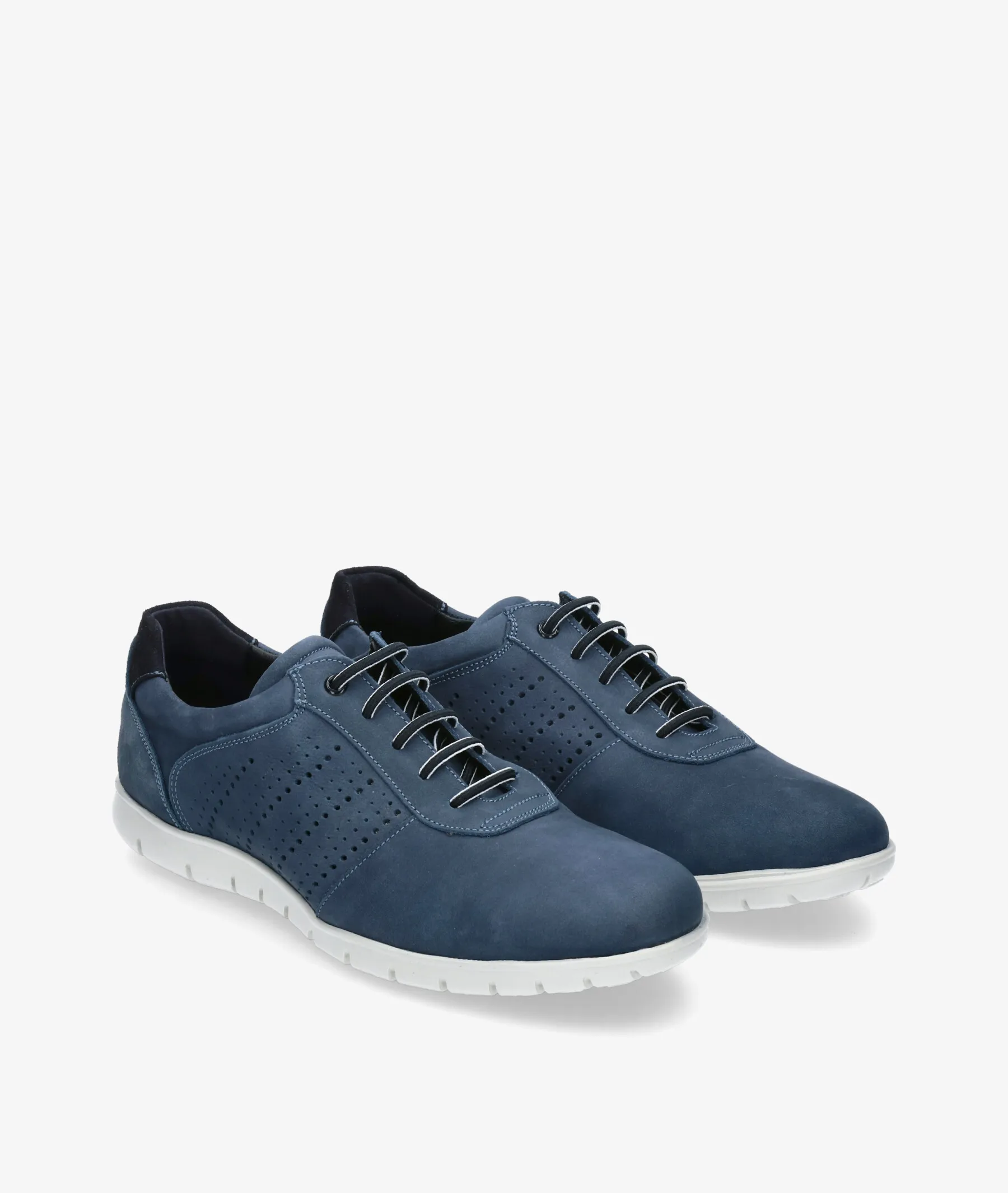 Zapatos casual Traveris 66071 en nobuck jeans