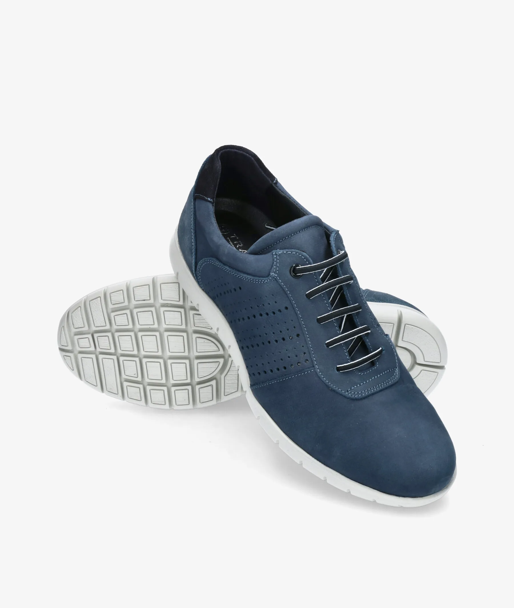 Zapatos casual Traveris 66071 en nobuck jeans