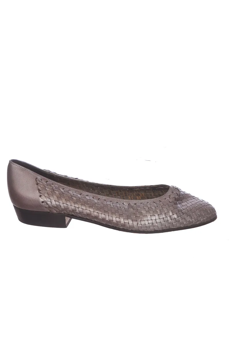 ZAPATOS COLOR PLATEADO  ARSHO FOR SHOES BIZ