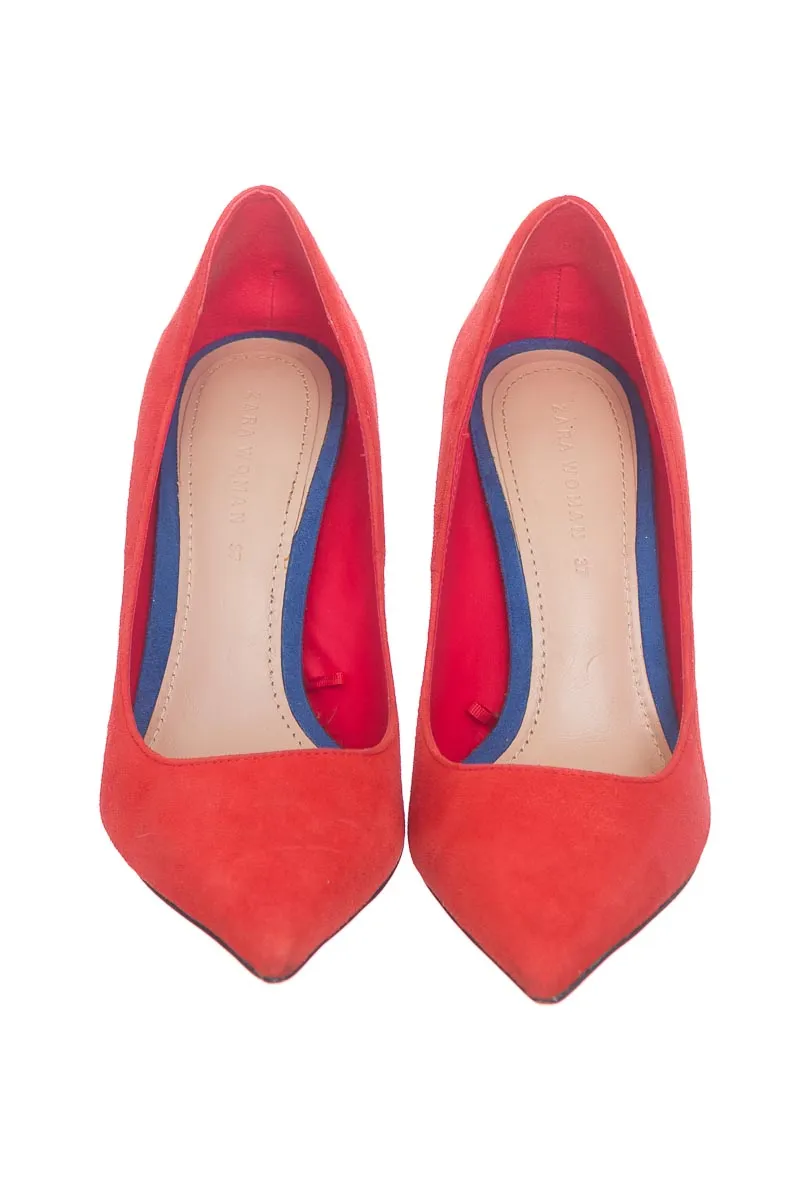 ZAPATOS COLOR ROJO  ZARA