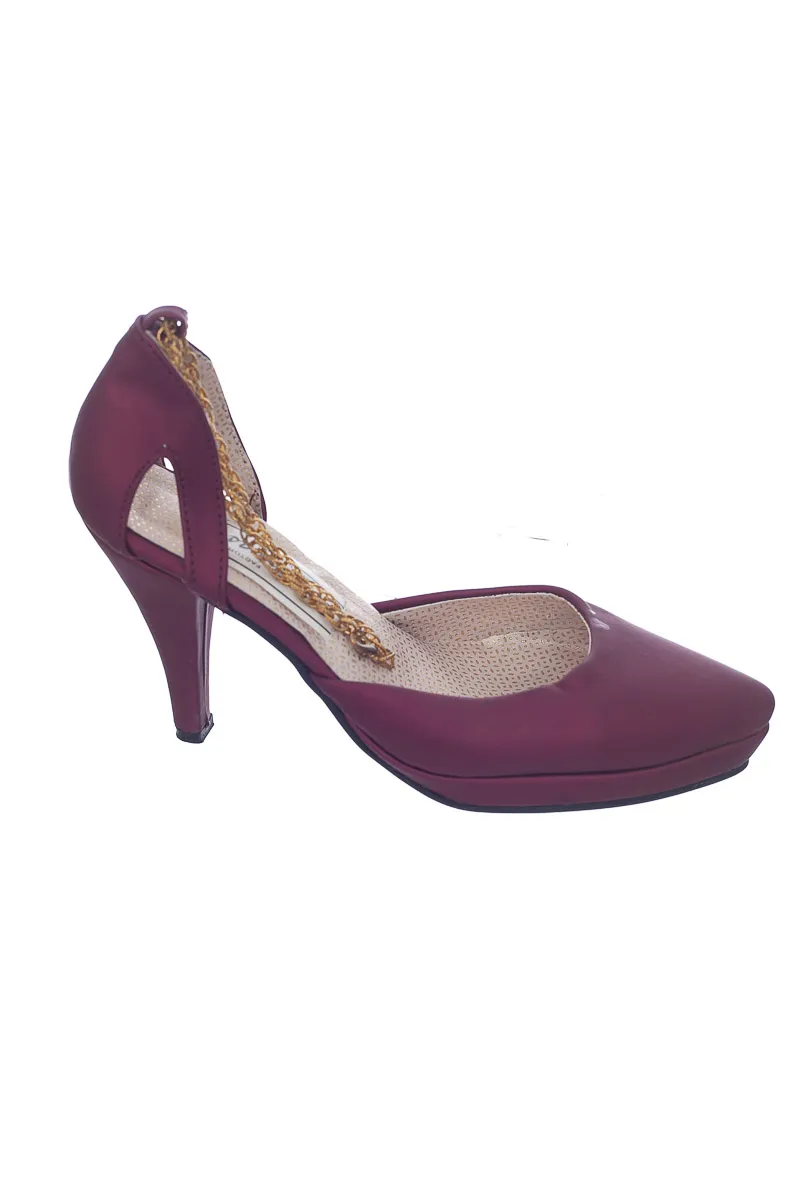 ZAPATOS COLOR VINOTINTO  D´REINAS