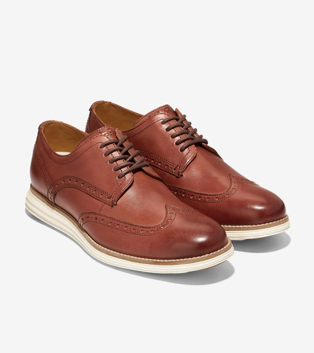 Zapatos con Suela de Goma Acolchado de Hombre | ØriginalGrand Wingtip Oxford