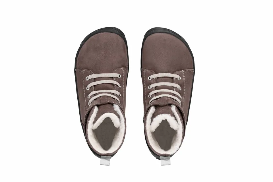 ZAPATOS DE INVIERNO PARA NIñO BAREFOOT BE LENKA WINTER KIDS  CHOCOLATE