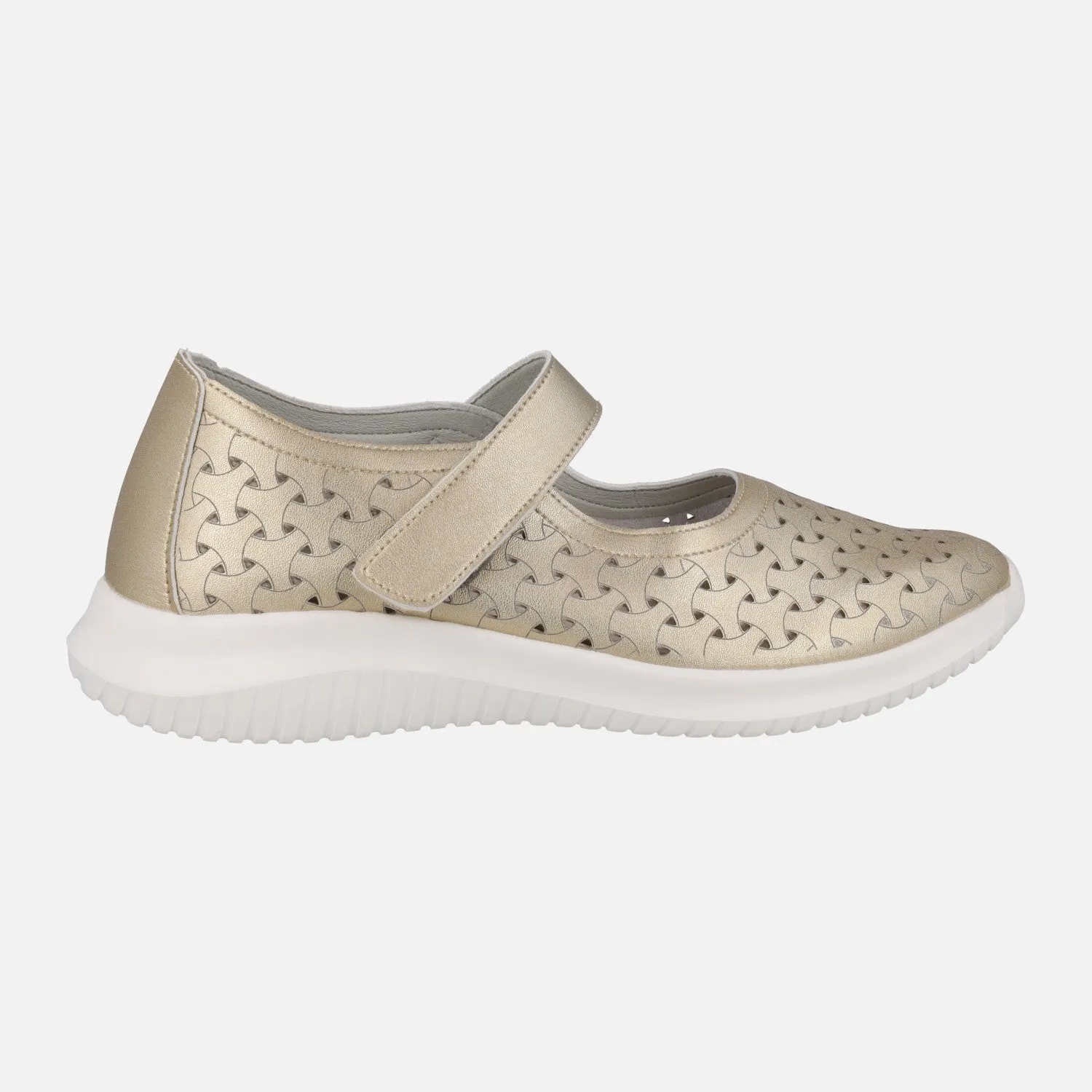 Zapatos deportivos con velcro estilo mercedes Ecoligeros Isa