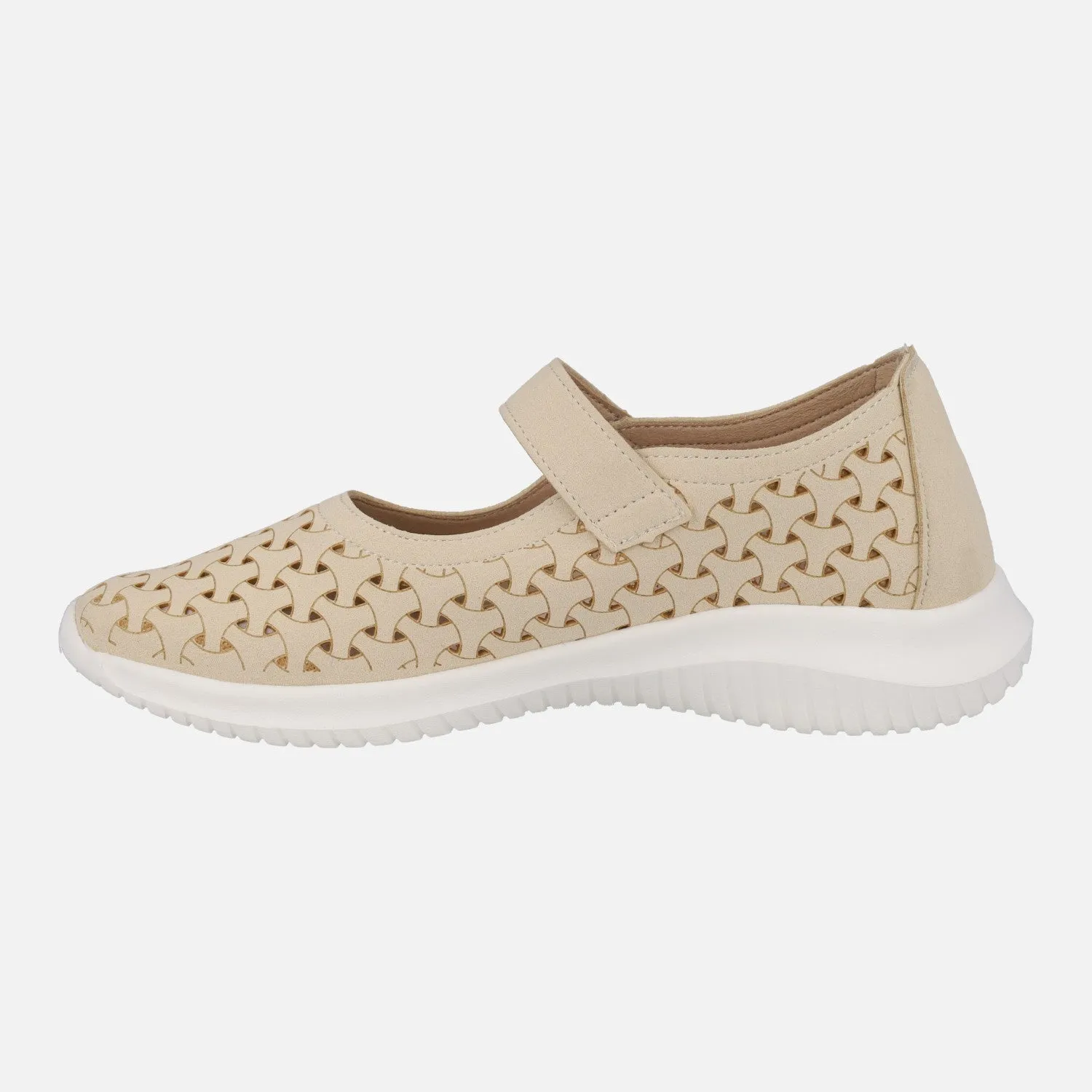 Zapatos deportivos con velcro estilo mercedes Ecoligeros Isa