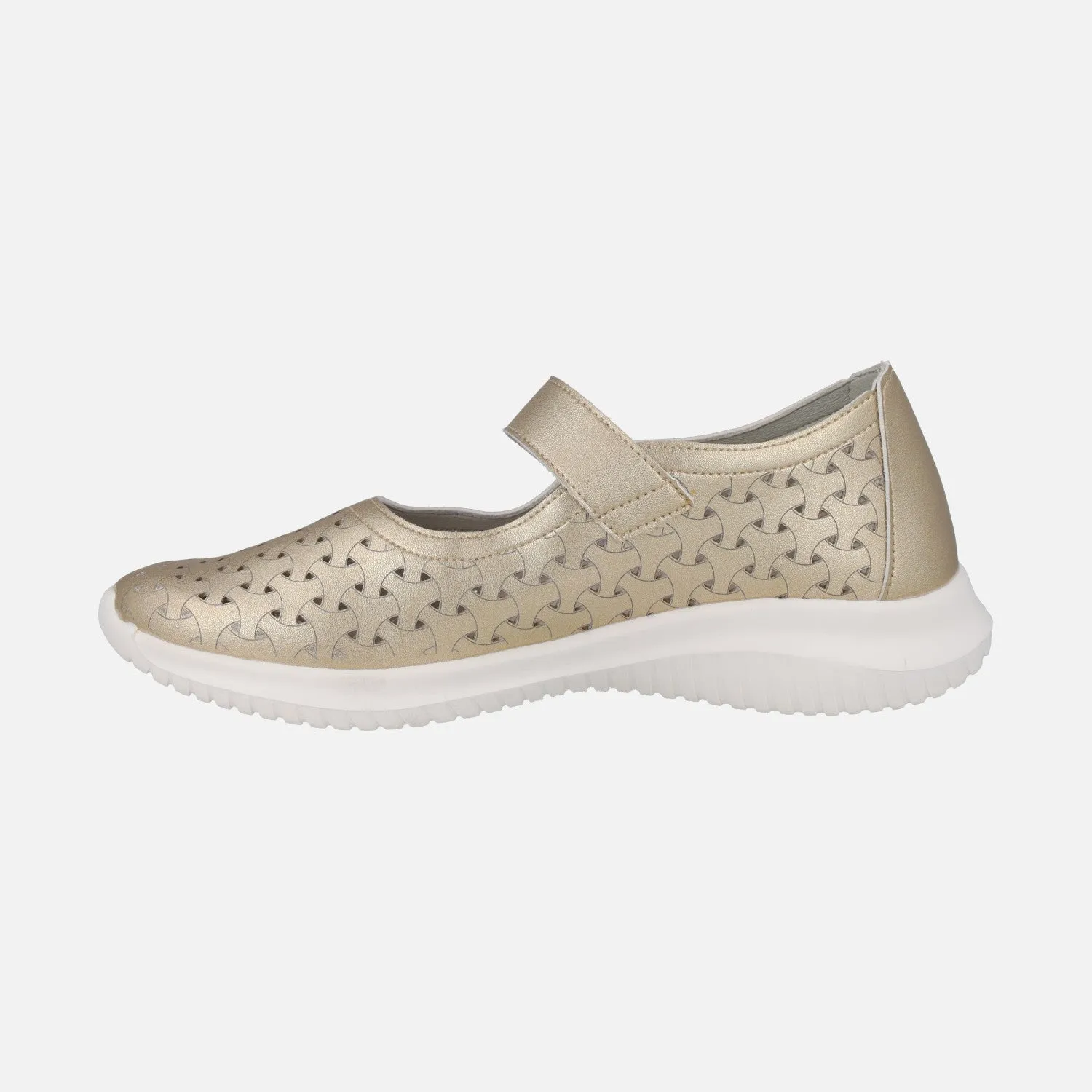 Zapatos deportivos con velcro estilo mercedes Ecoligeros Isa
