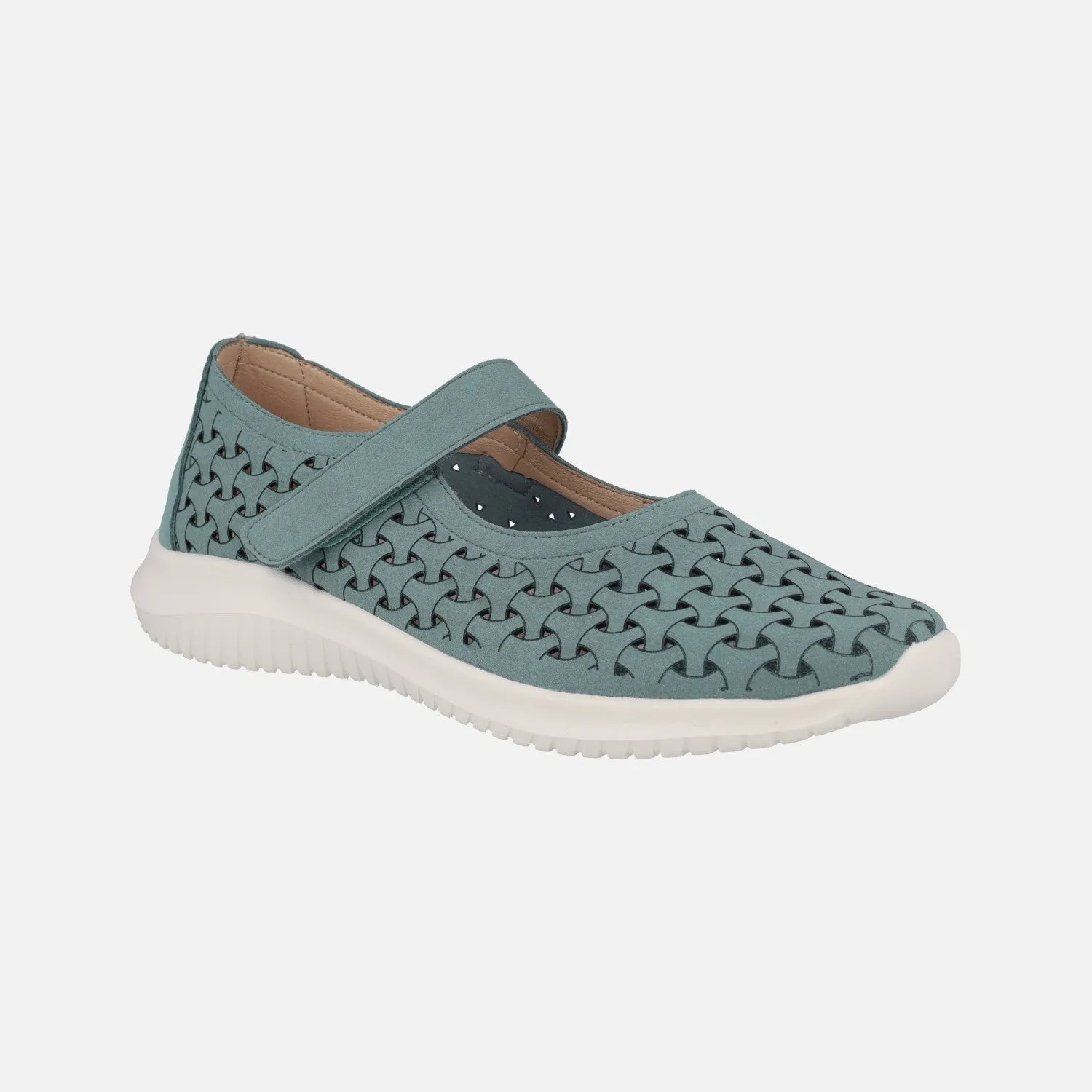 Zapatos deportivos con velcro estilo mercedes Ecoligeros Isa