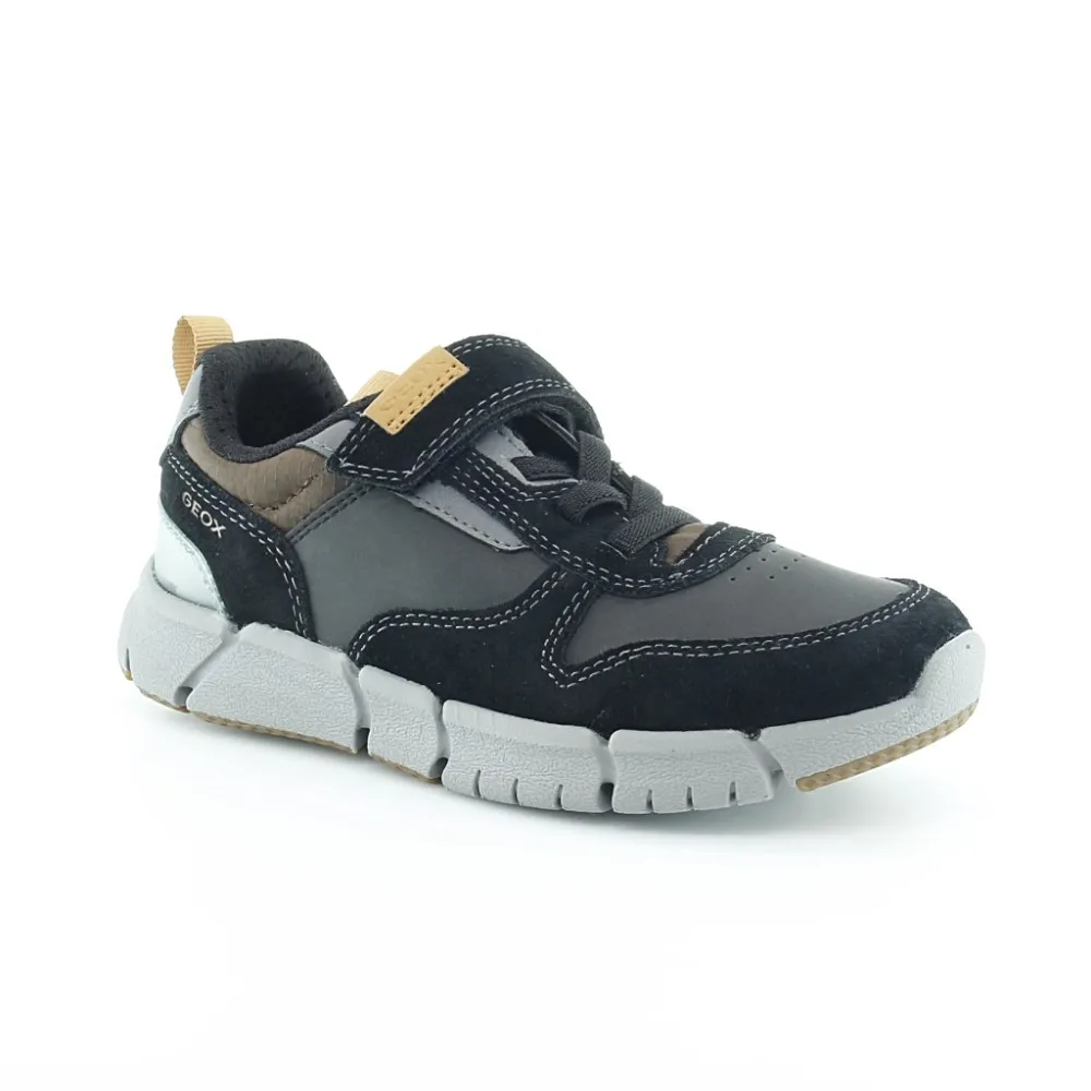 ZAPATOS GEOX FLEXPER NEGROAMARILLO.