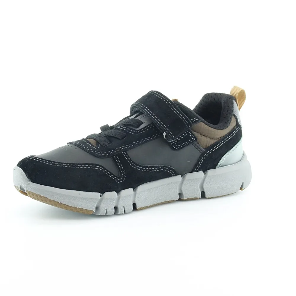ZAPATOS GEOX FLEXPER NEGROAMARILLO.