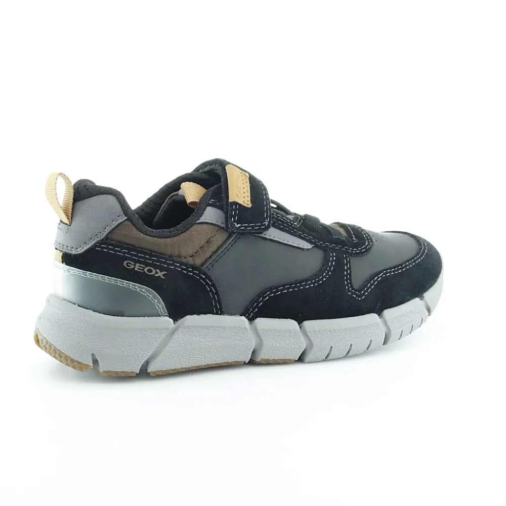 ZAPATOS GEOX FLEXPER NEGROAMARILLO.