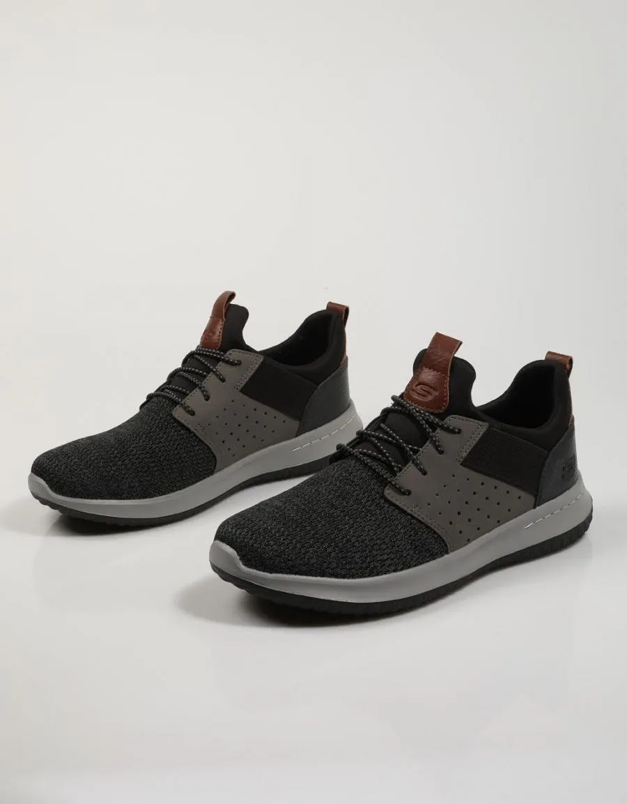  zapatos sport SKECHERS Delson en Negro 76257