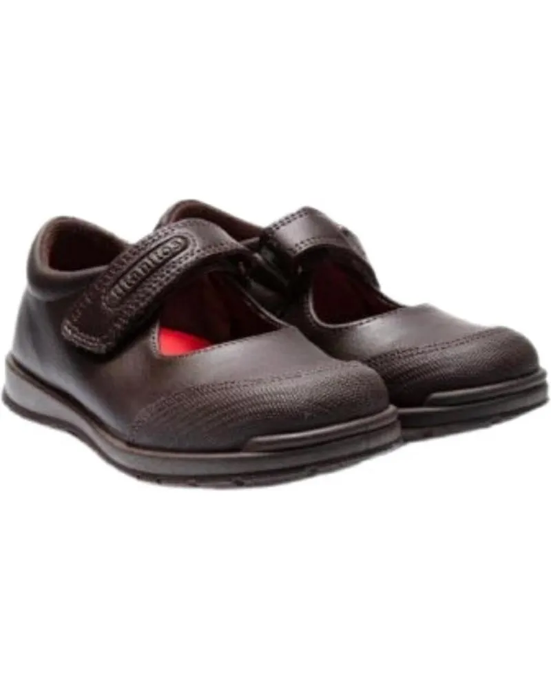 Zapatos TITANITOS  de Niña M VELCRO MOKA  MARRóN