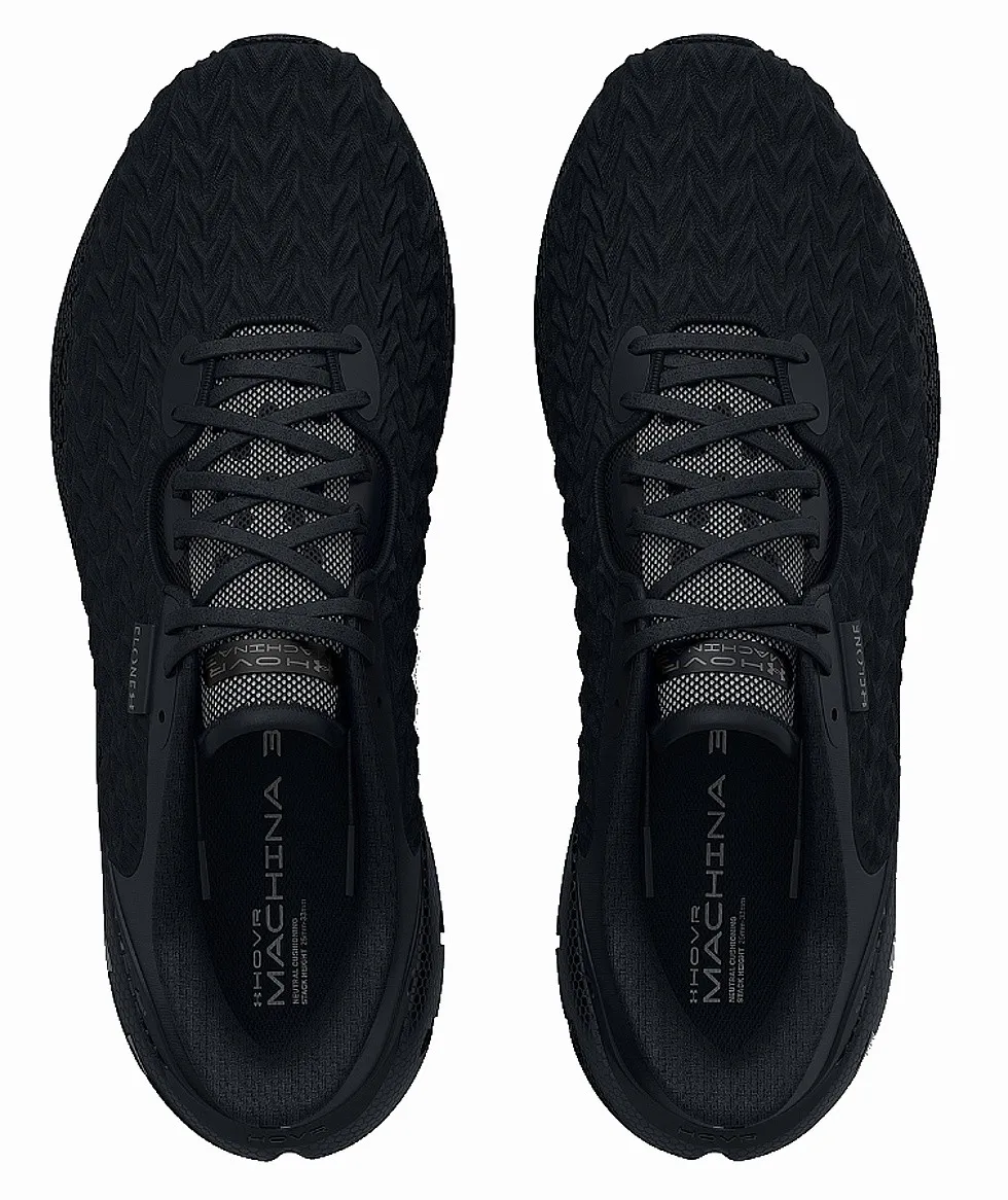 ZAPATOS UNDER ARMOUR HOVR MACHINA 3 CLONE  BLACK/REFLECTIVE  WOMEN´S